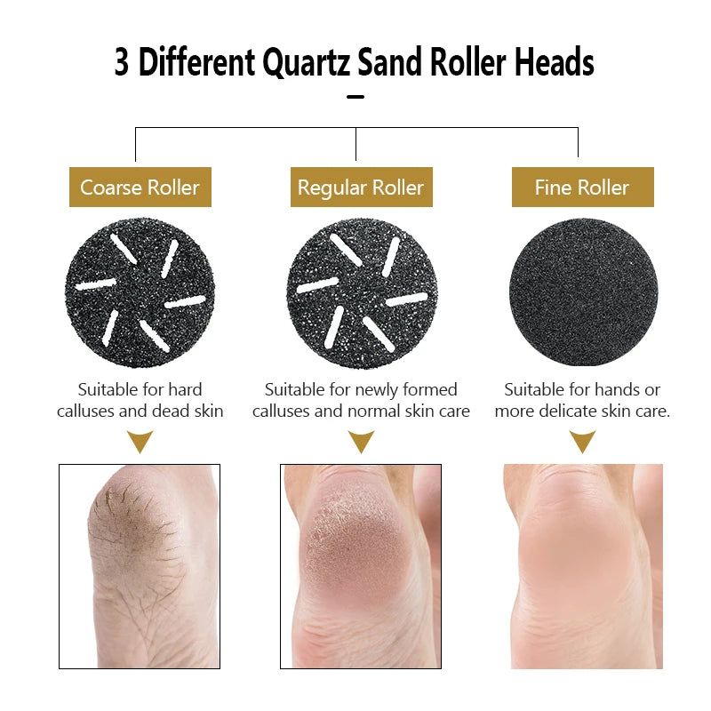 Electric Pedicure Tools & Remove Hard, Cracked Skin